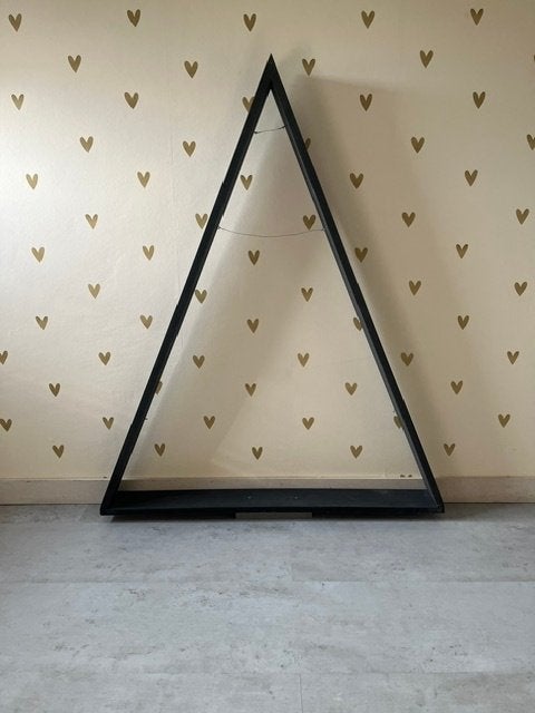 Modern Houten Kerstboom Frame/Geometrische Driehoek (110 cm), Ophalen, Gebruikt