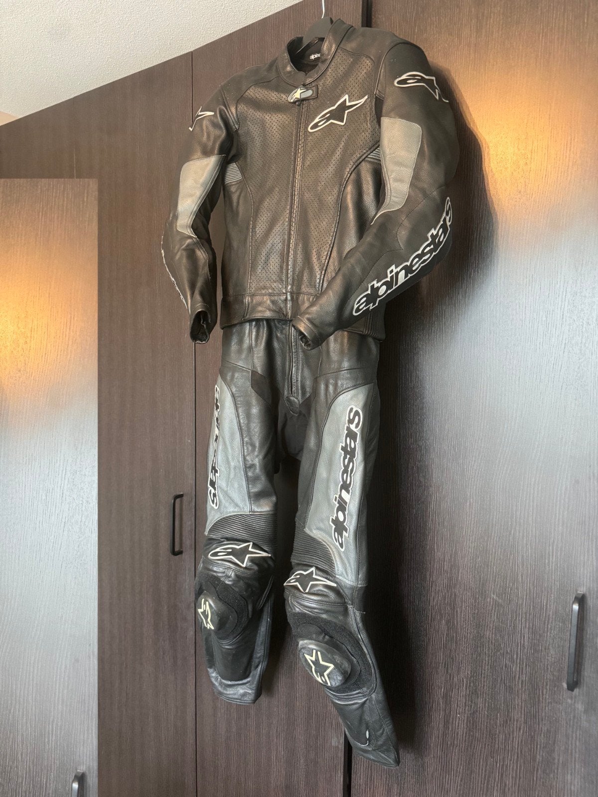 Alpinestars Leren Motorpak - Maat 50, Motoren, Kleding | Motorkleding, Combipak, Dames, Heren, Tweedehands, Ophalen of Verzenden