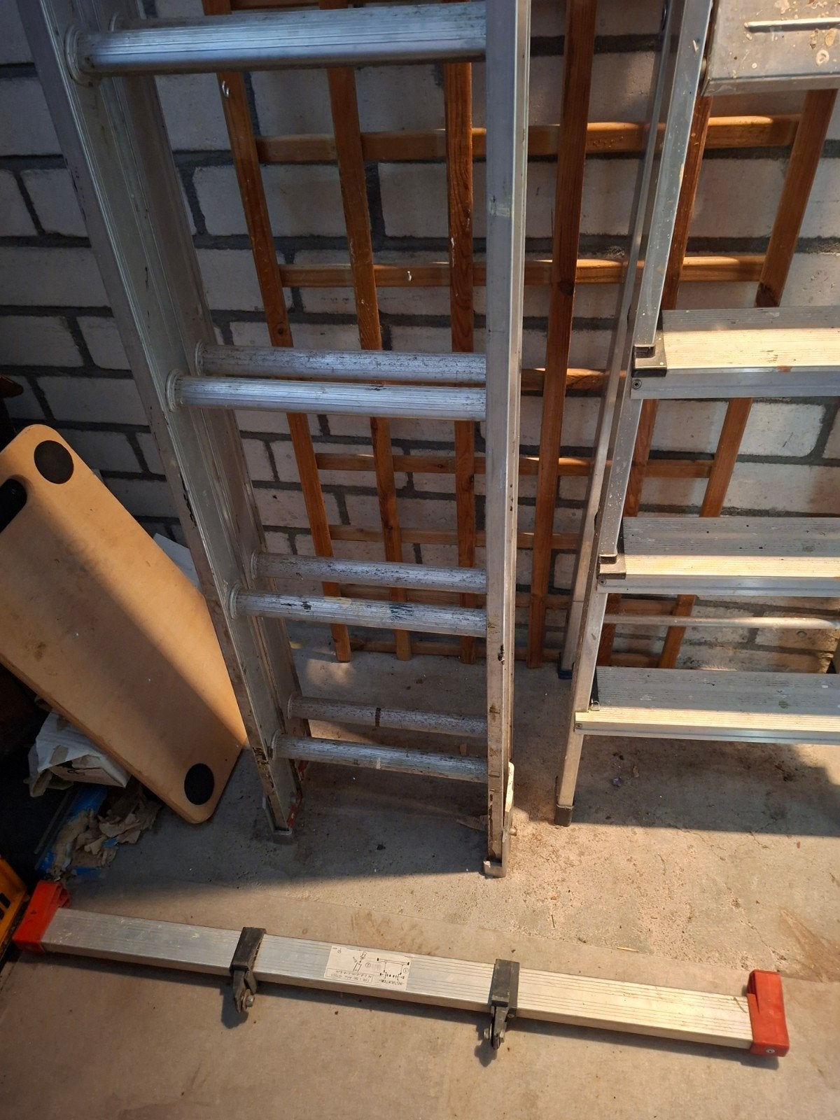 Altrex ladder 2x 12 treden, Ophalen, Gebruikt, Ladder, 4 meter of meer