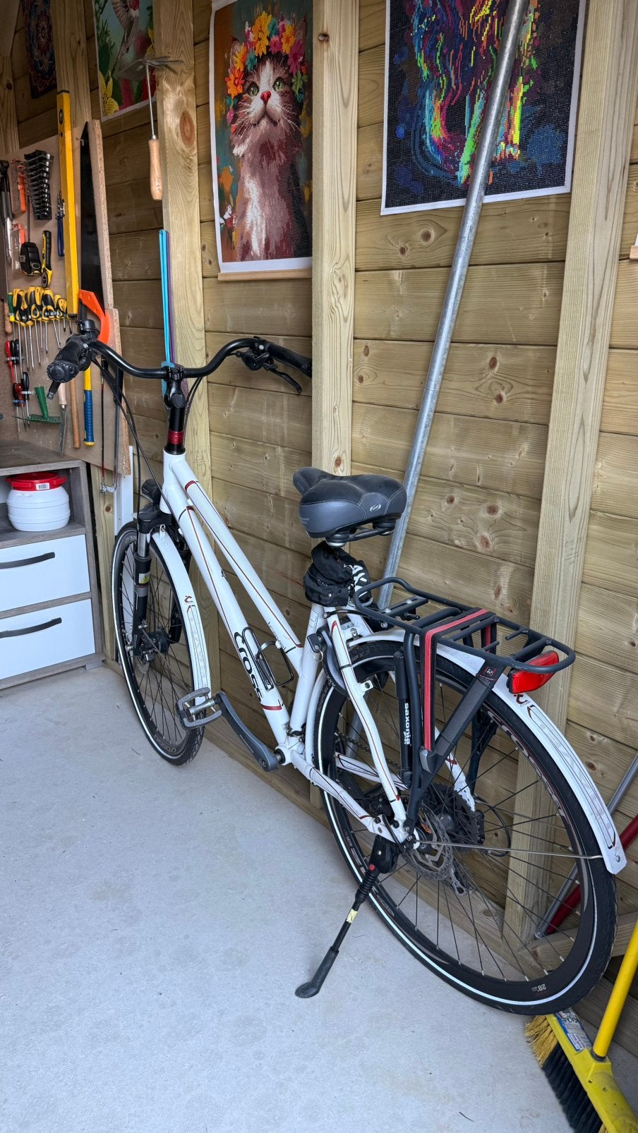 Sportieve damesfiets, Fietsen en Brommers, 28 inch, Zo goed als nieuw, 15 tot 20 versnellingen, Ophalen