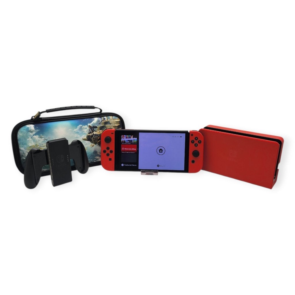 Nintendo Switch OLED Super Mario Edition Rood | Met Garantie, Nintendo, Gebruikt, Support@nintendo.com, 11-1 Hokotate-cho, Kamitoba, Minami-ku
Kyoto 601-8501
Japan