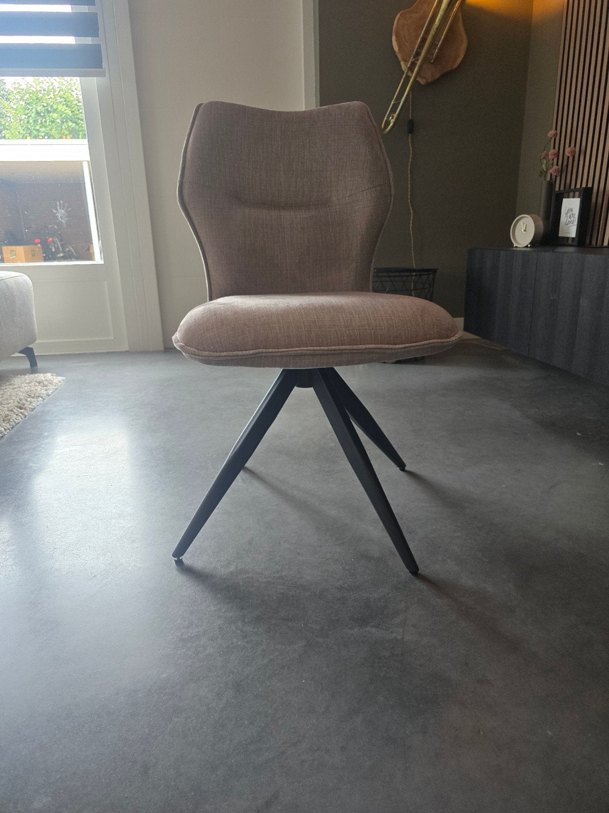 Te koop: 4 nieuwe eetkamerstoelen, model Mica, Huis en Inrichting, Ophalen, 75 m² of meer, Zwart, Nieuw