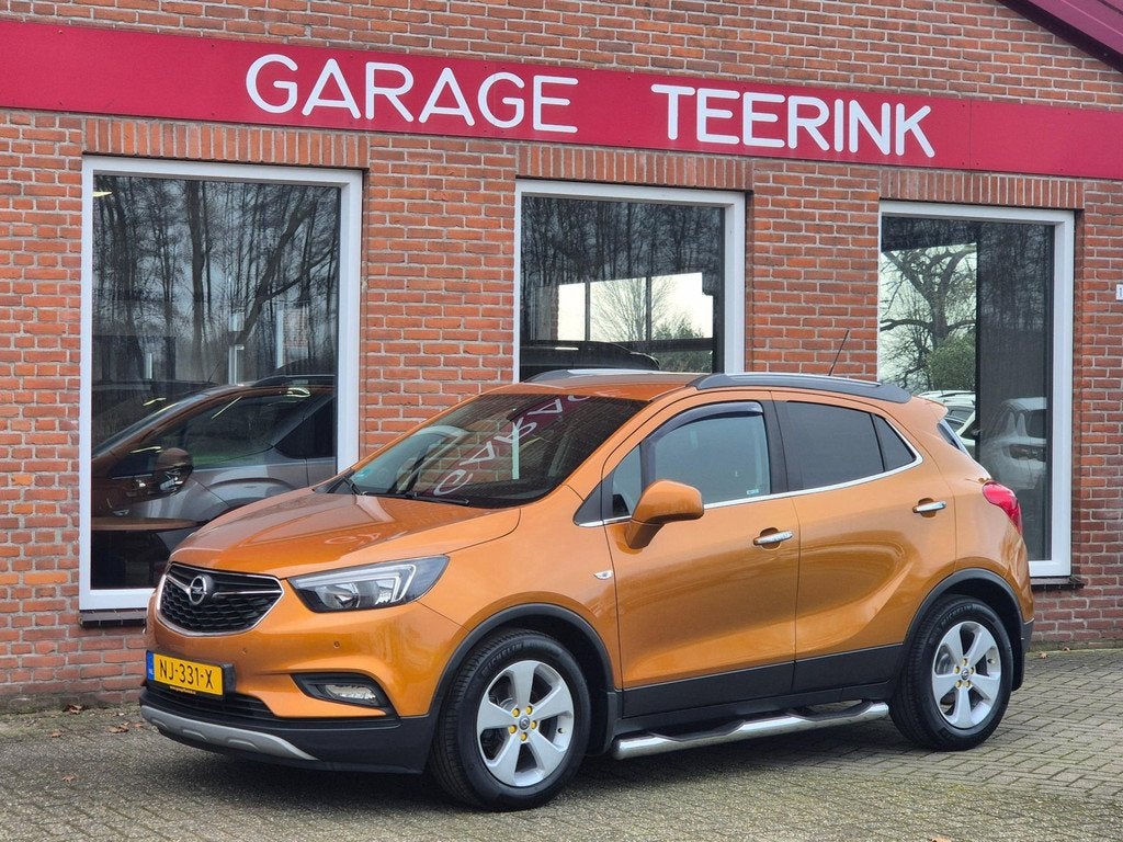 Opel Mokka X 1.4 Turbo Innovation 140PK 5drs clima, cruise,, Auto's, Opel, Gebruikt, Euro 6, Leder en Stof, Origineel Nederlands