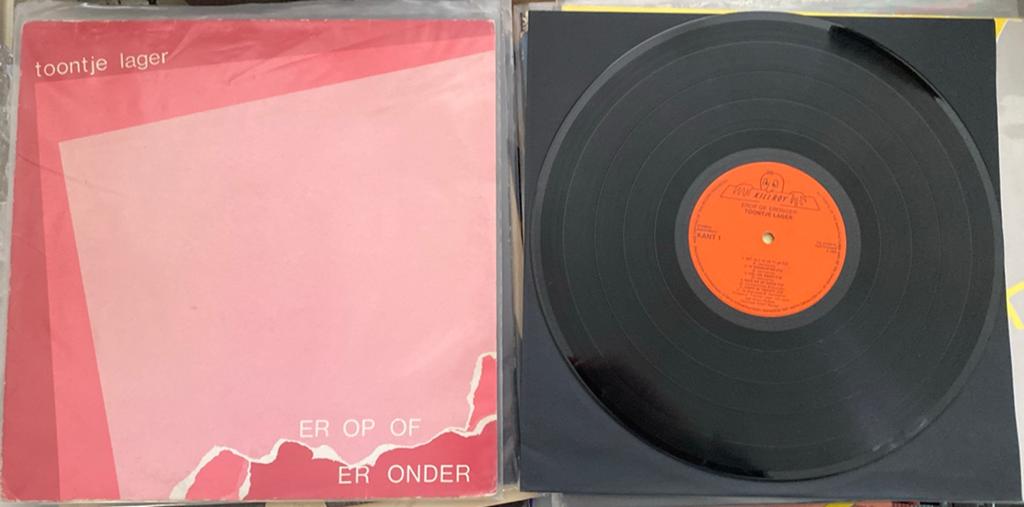 Toontje Lager lp erop of eronder, Ophalen of Verzenden