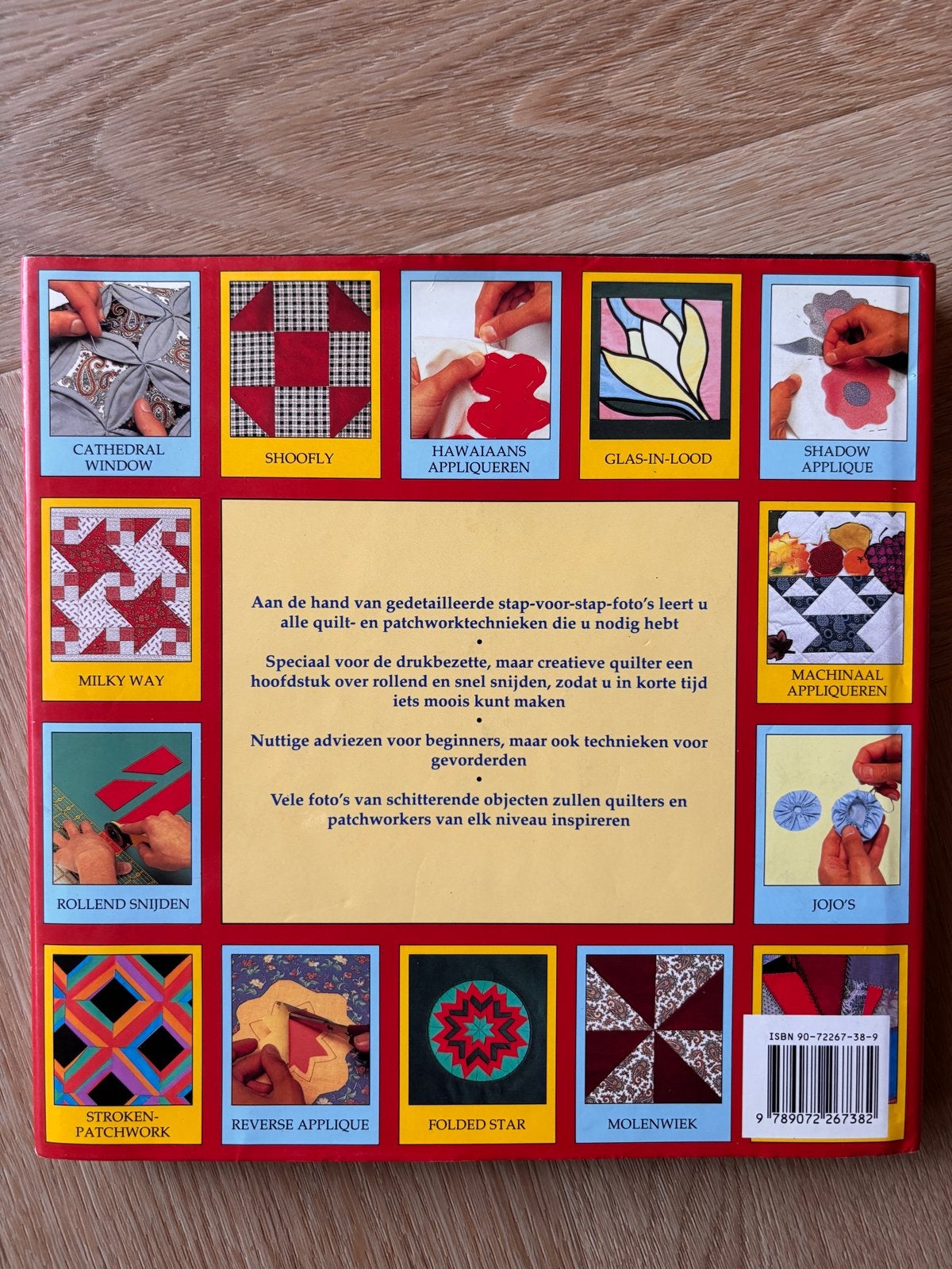 Zo goed als nieuw! 2 x Quilt- en Patchwork Technieken Boek, Ophalen of Verzenden, Nieuw, Borduren en Naaien