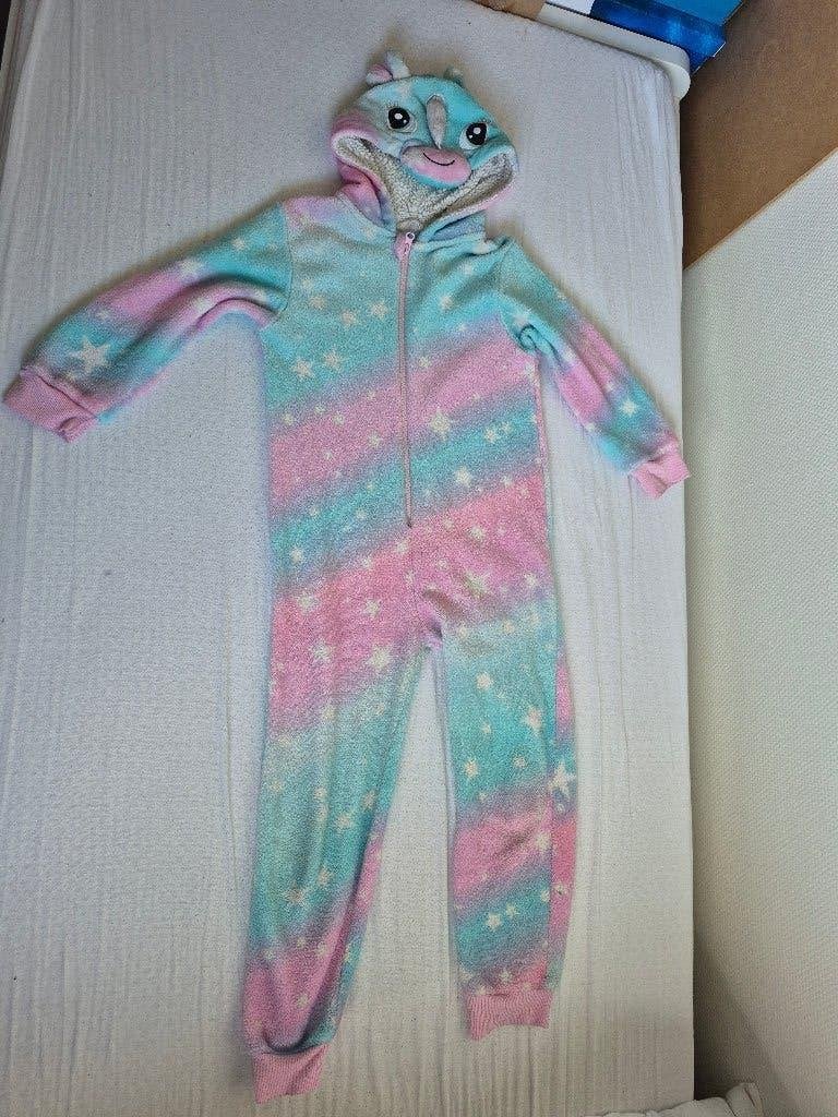 Onesie unicorn maat 128, Ophalen of Verzenden, Zo goed als nieuw, Meisje