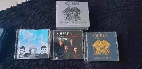 Te koop 3cd box Queen greatest hits 1 , 2 , 3, Cd's en Dvd's, Ophalen of Verzenden, Gebruikt, Rock en Metal, Boxset