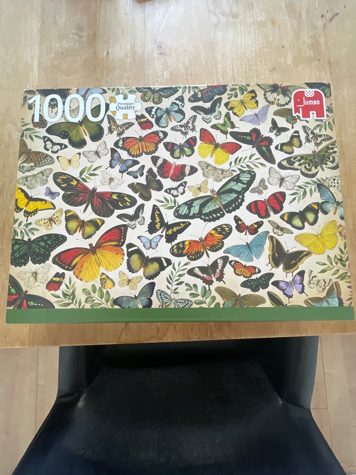 Jumbo Vlinder Legpuzzel 1000 Stukjes - Zo goed als nieuw, Ophalen, 500 t/m 1500 stukjes, Zo goed als nieuw, Legpuzzel