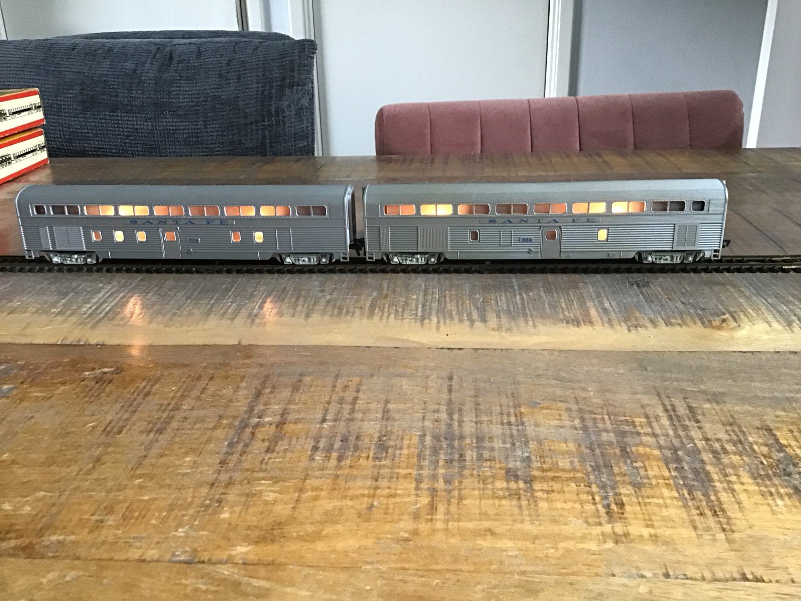 Fleischmann ho usa wagons             ( set 2), Gebruikt, Wagon, Ophalen of Verzenden, Analoog
