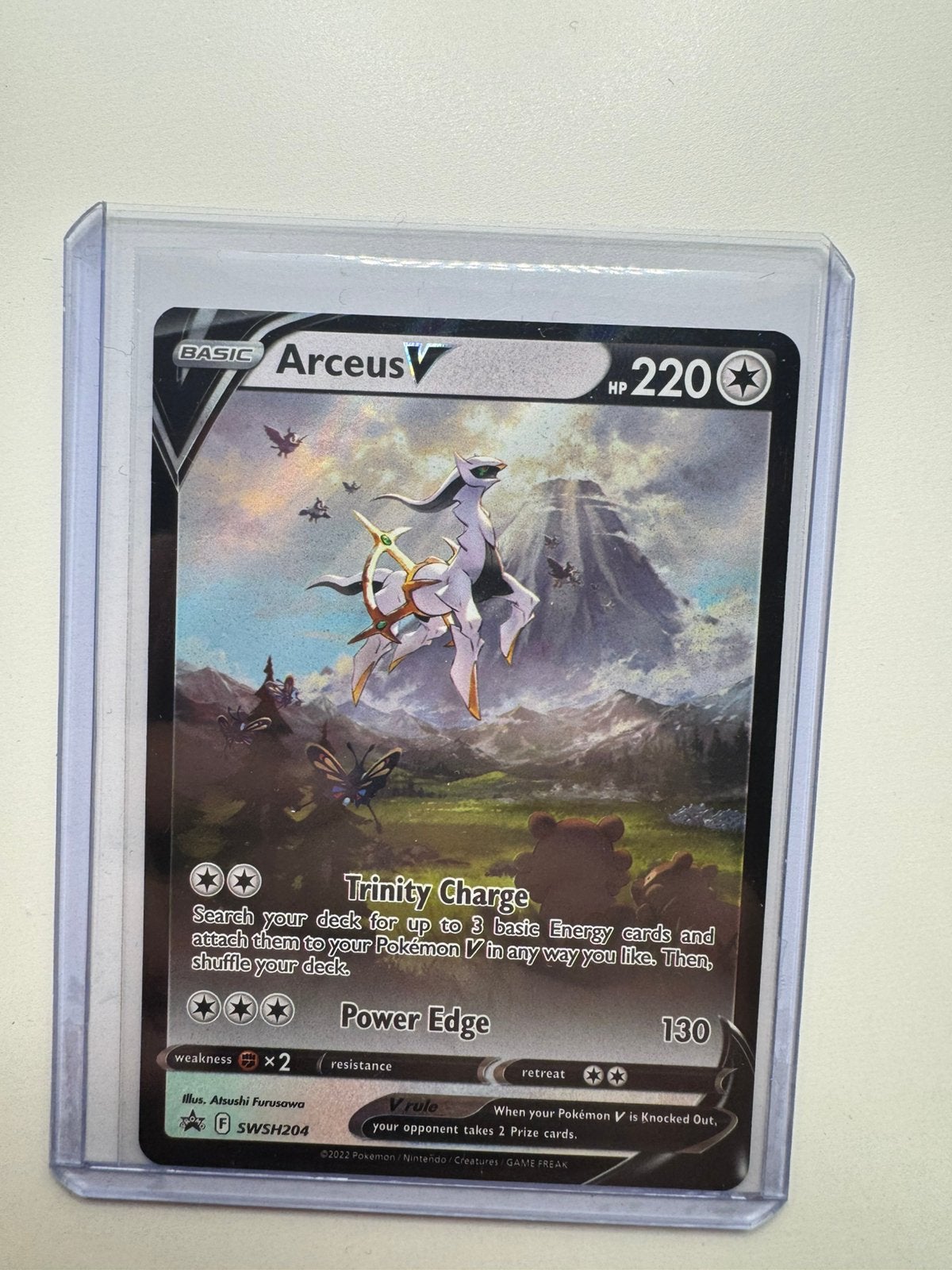 Arceus V #SWSH204, Ophalen of Verzenden, Zo goed als nieuw, Losse kaart