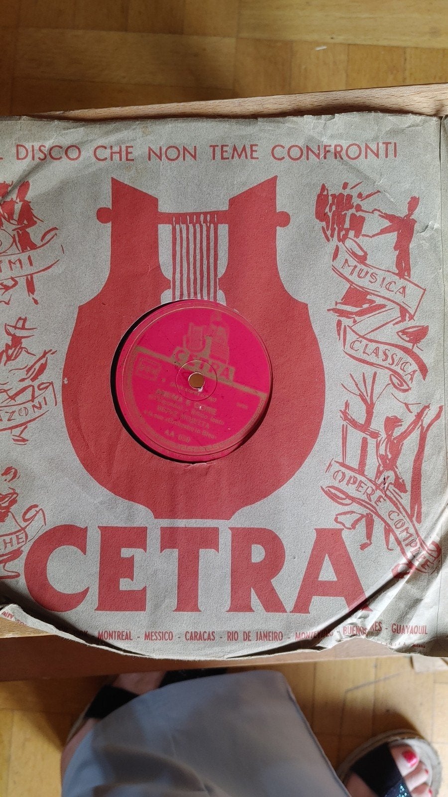 Vintage Cetra Klassieke Muziek LP - Italiaanse Opera, Gebruikt, Overige componisten, Opera of Operette, Ophalen of Verzenden