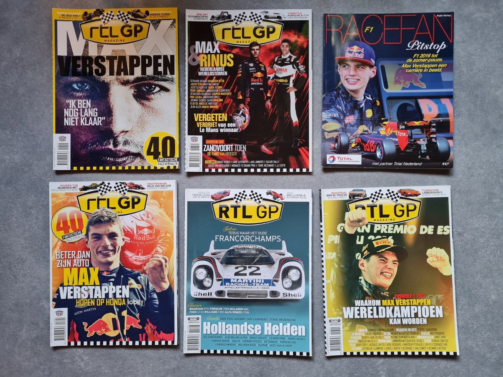 Verschillende RTL GP edities en Racefan magazine, Boeken, Ophalen of Verzenden, Zo goed als nieuw, Sport en Vrije tijd