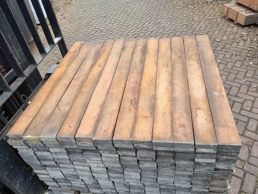 Planken / latten - hardhout 25x80 mm € 1,75 p/s incl. btw, Tuin en Terras, Ophalen, Planken, Nieuw, Hardhout