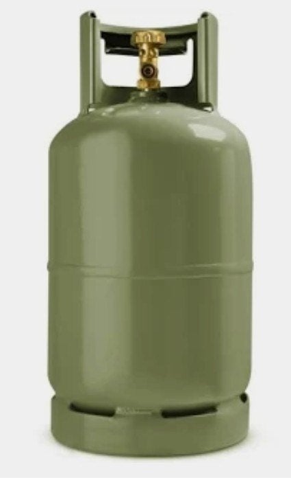 Lege Gasfles, Ophalen, Gebruikt