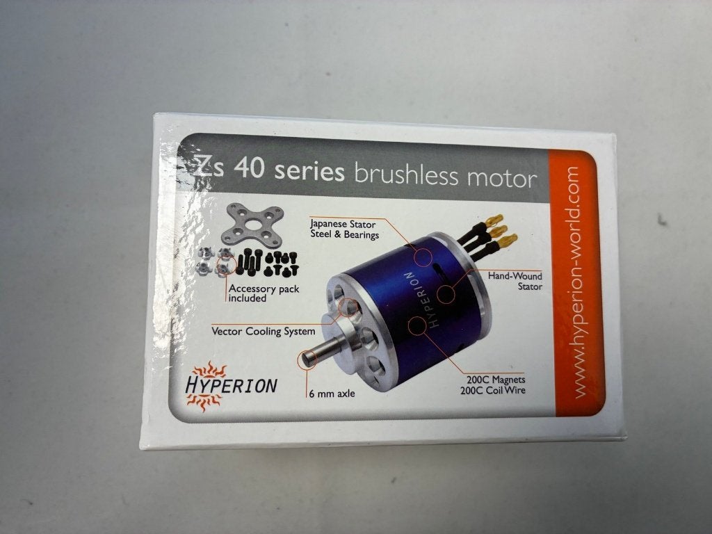 Hyperion HP-ZS4045-10 brushless motor 292KV nieuw, Ophalen of Verzenden, Nieuw