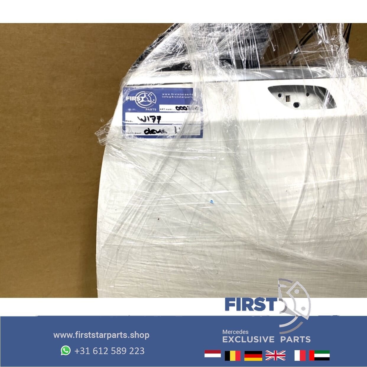 W177 DEUR COMPLEET PORTIER WIT LINKS VOOR Mercedes A Klasse, Gebruikt, -, Deur, Voor