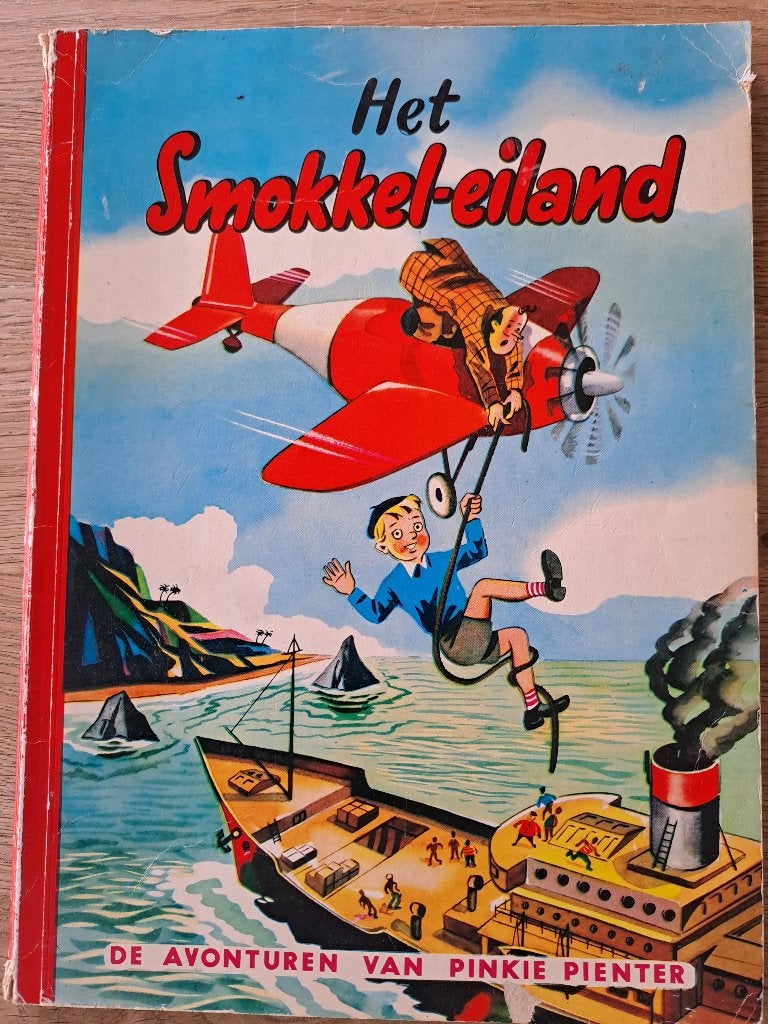 DE AVONTUREN VAN PINKIE PIETER. STRIPBOEK. HET SMOKKELEILAND, Eén stripboek, Ophalen of Verzenden, Gelezen, J. H. Koeleman