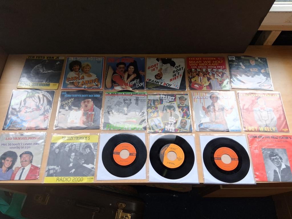 18 TELSTAR singles -  Nederlandstalig., Gebruikt, 7 inch, Single, Ophalen of Verzenden