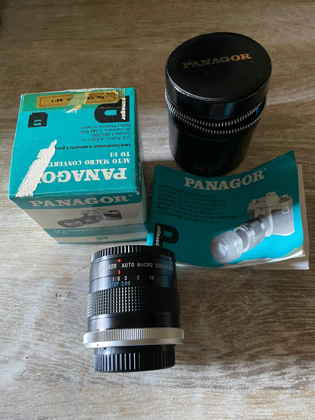 Panagor auto macro converter, Ophalen, 1960 tot 1980