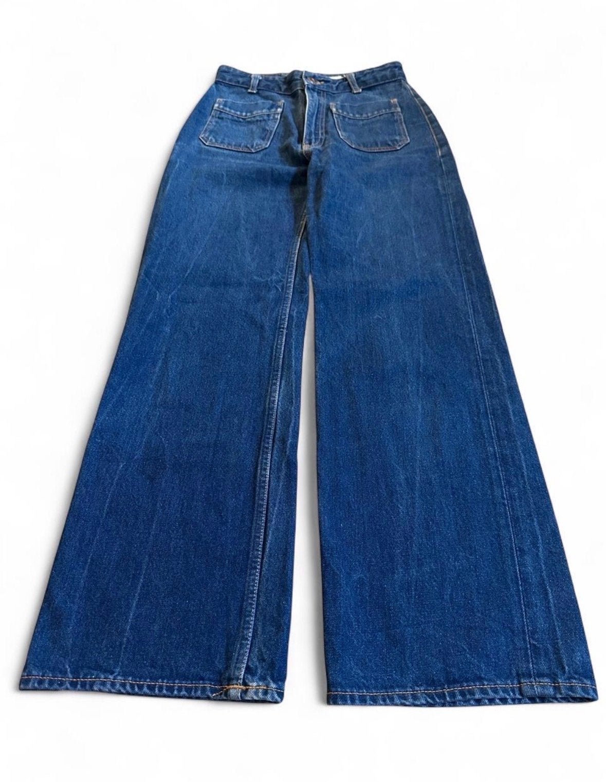 Nudie Jeans Holly Western Wide Leg Jeans W26 L29 XS Katoen, Blauw, Ophalen of Verzenden, Maat 34 (XS) of kleiner, Lang