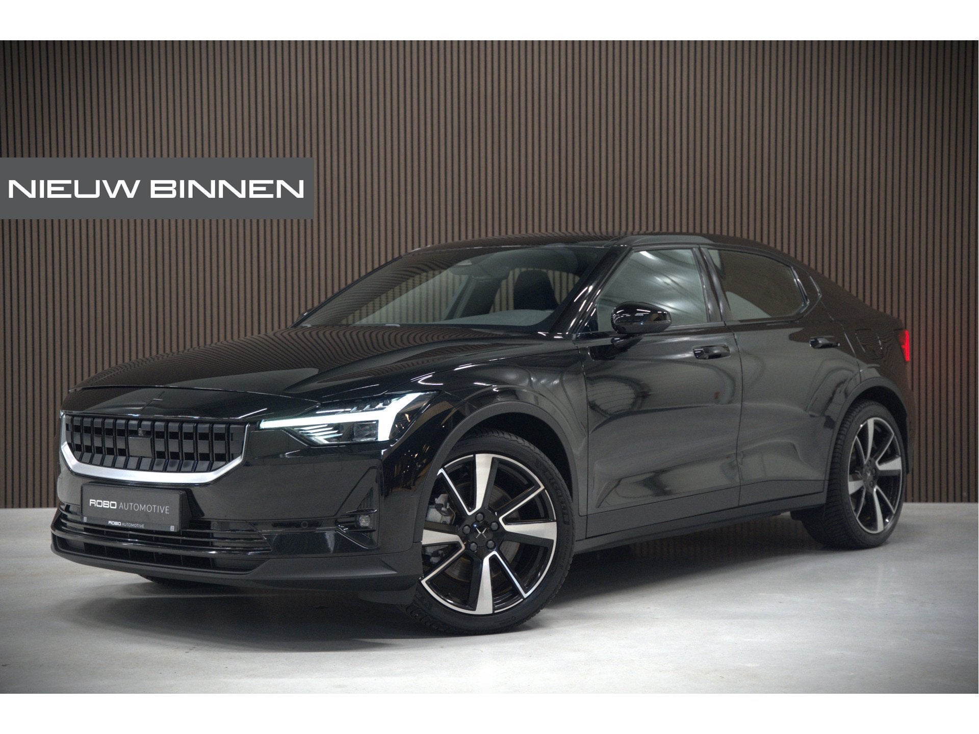 Polestar 2 Long Range Dual Motor Launch Edition 78kWh | Pano, Auto's, Polestar 2, Stof, Gebruikt, Zwart