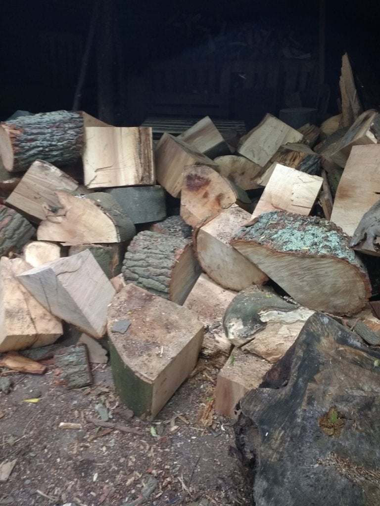 LOKAAL BRANDHOUT TE KOOP  Eik&Beuk, 6 m³ of meer, Ophalen of Verzenden, Beukenhout, Blokken