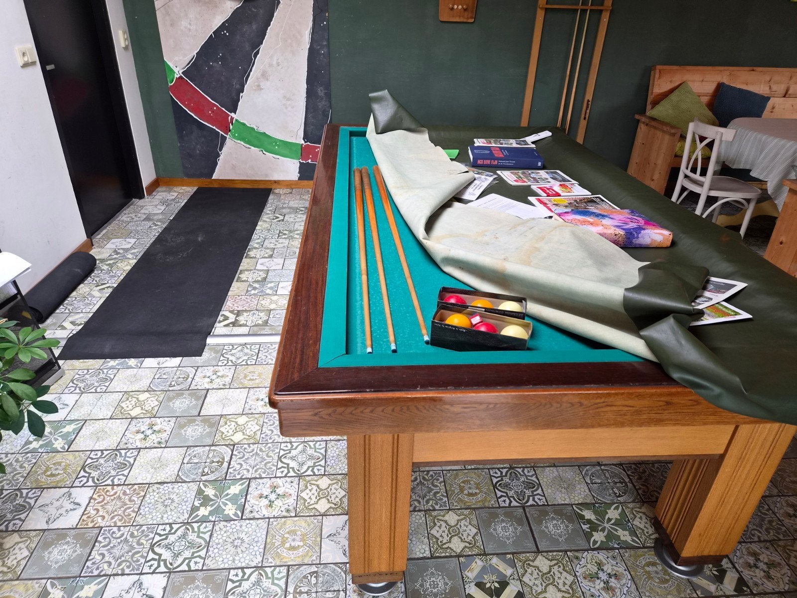 biljarttafel  biljart, Ophalen, Gebruikt, Biljarttafel