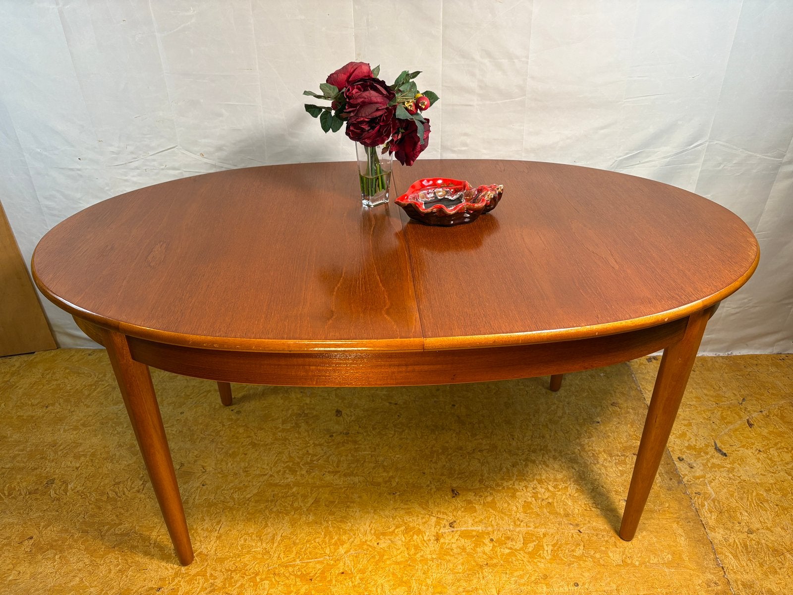 Foto 2 van Gratis bezorging!MidCentury Teak Uitschuifbare Eettafel 1960