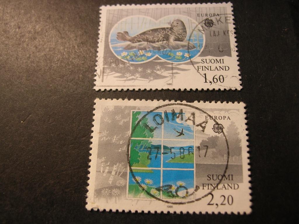Cept/Verenigd Europa Finland 1986  gestempeld, Verzenden, Overige landen, Postfris