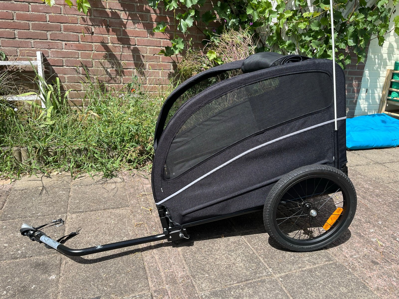 TrevoPet Hondenfietskar - Opvouwbare Fietskar Hond, Fietsen en Brommers, Fietsaccessoires | Aanhangers en Karren, Opvouwbaar, 20 tot 40 kg