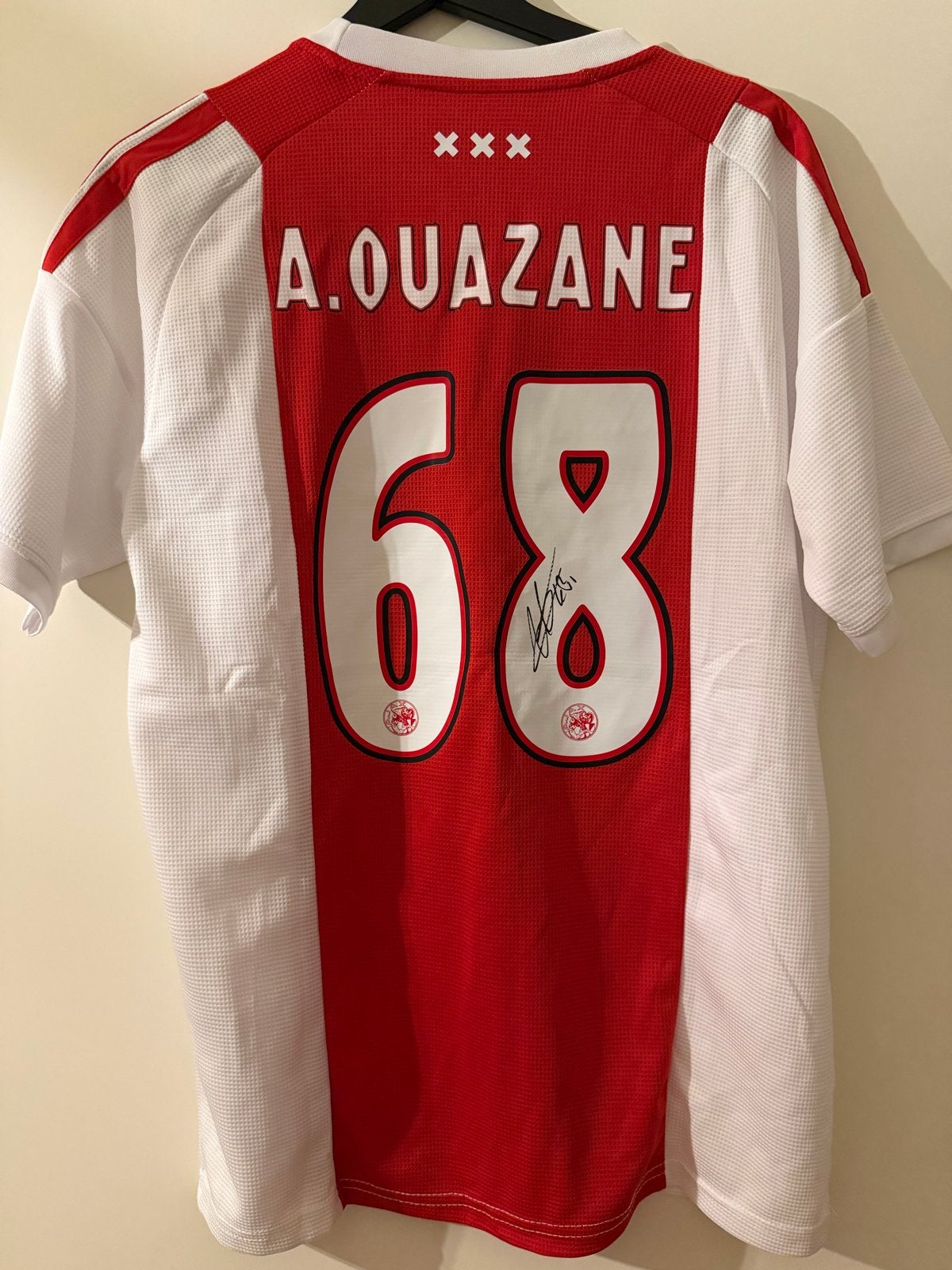 Gesigneerd shirt Ouazane met videobewijs, Ophalen of Verzenden