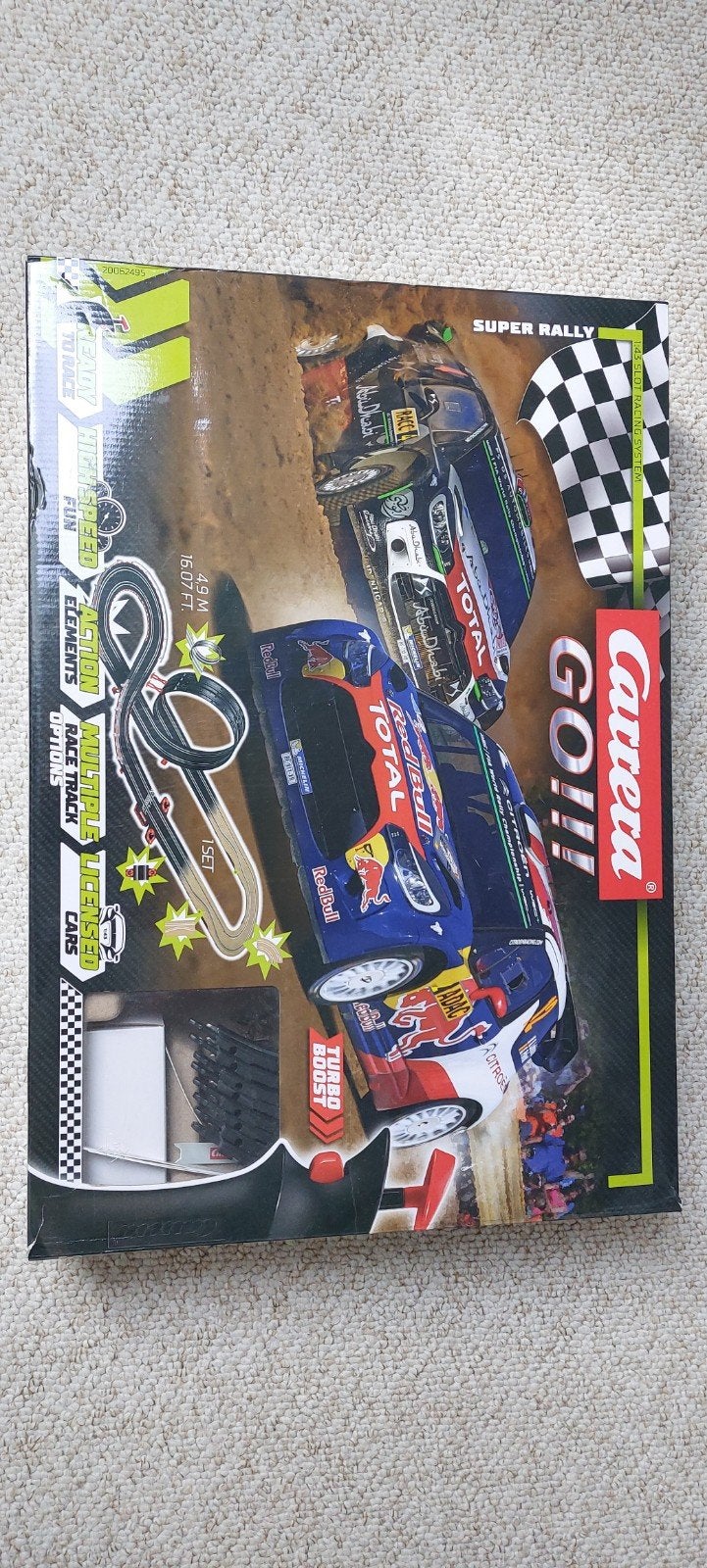 Carrera GO!!! Super Rally Racebaan met 4 auto's, Ophalen, Zo goed als nieuw, Elektrisch, Carrera