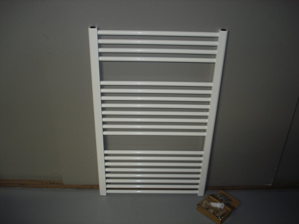 Badkamer radiator 60 cm breed x 97 cm hoog in het wit 604W, Nieuw, Ophalen of Verzenden, Wit, Metaal