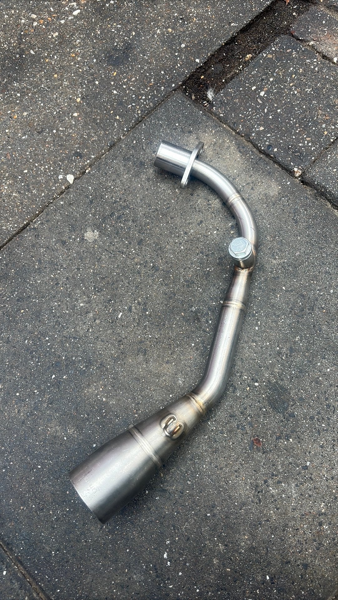 Akrapovic Voorbocht Piaggio, Ophalen, Zo goed als nieuw
