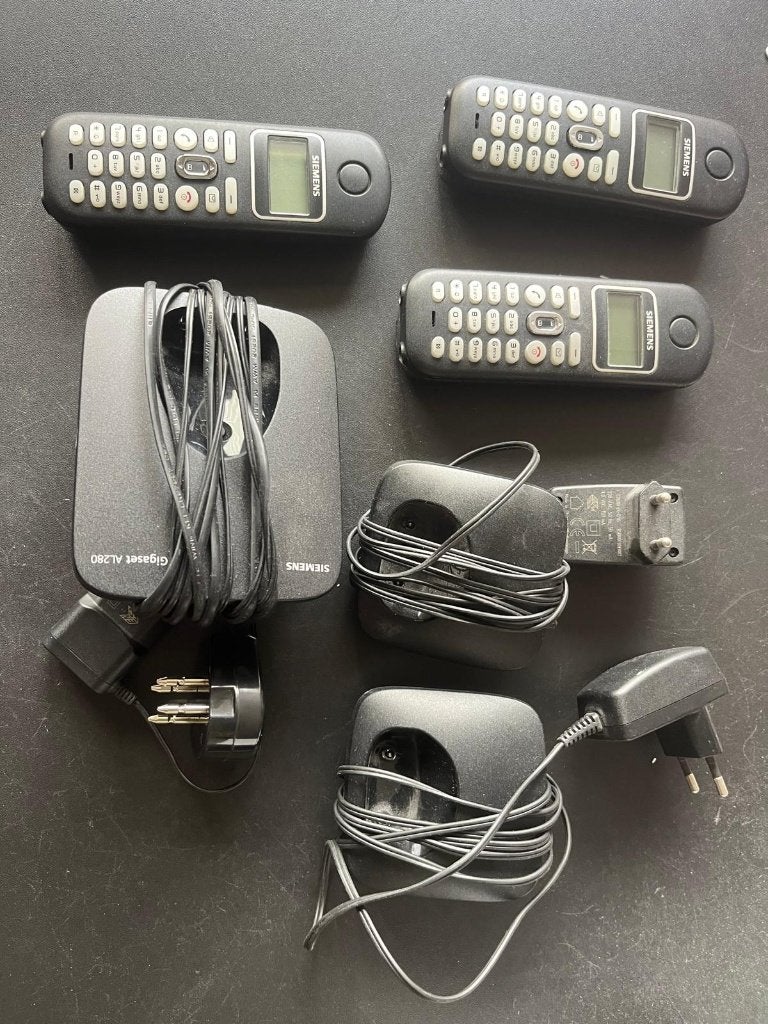 Telefoon Siemens, Ophalen of Verzenden, Gebruikt, 3 handsets, Stralingsarm