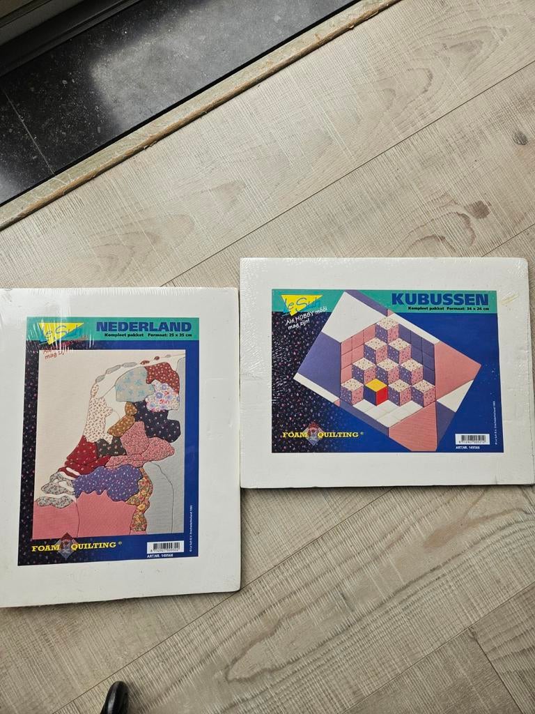 2x Foam Quilting knutselsets: Nederland & Kubussen, Ophalen of Verzenden, Nieuw