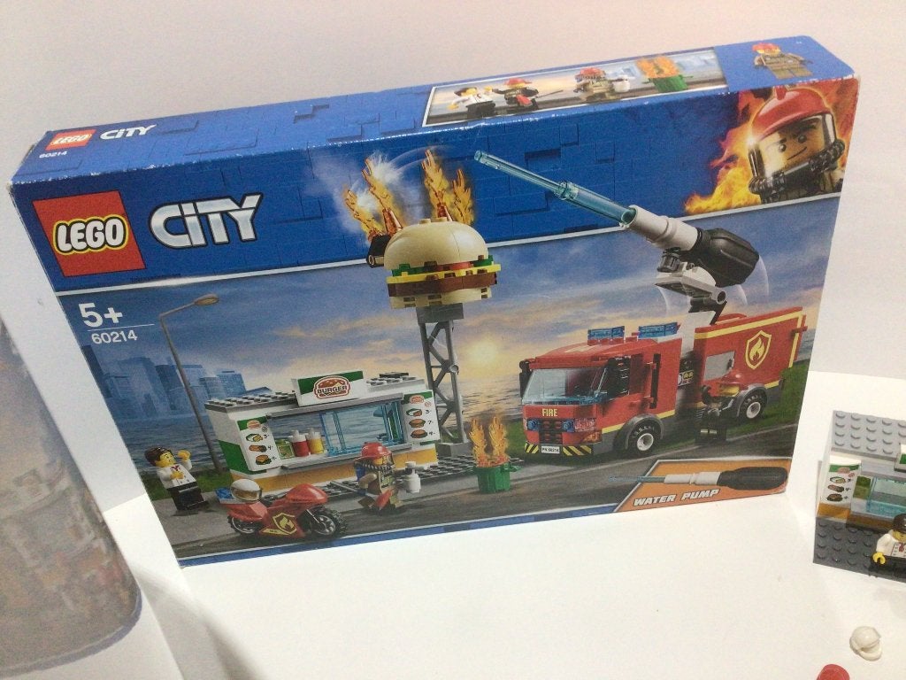Lego City 60214 Brandweer Reddingsactie Burgerbar, City, Inclusief instructies, Lego, Ophalen of Verzenden