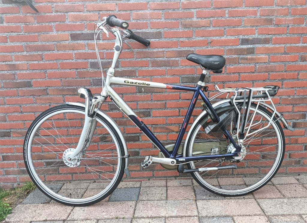 Gazelle chamonix herenfiets, Alu frame 57cm, 8 versnel., Ophalen, Gebruikt, Versnellingen, 57 tot 61 cm