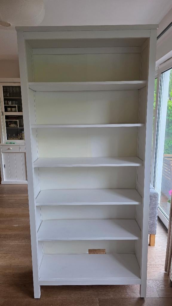 Te koop: IKEA Hemnes boekenkast wit gebeitst, Ophalen, 50 tot 100 cm, Zo goed als nieuw, 150 tot 200 cm