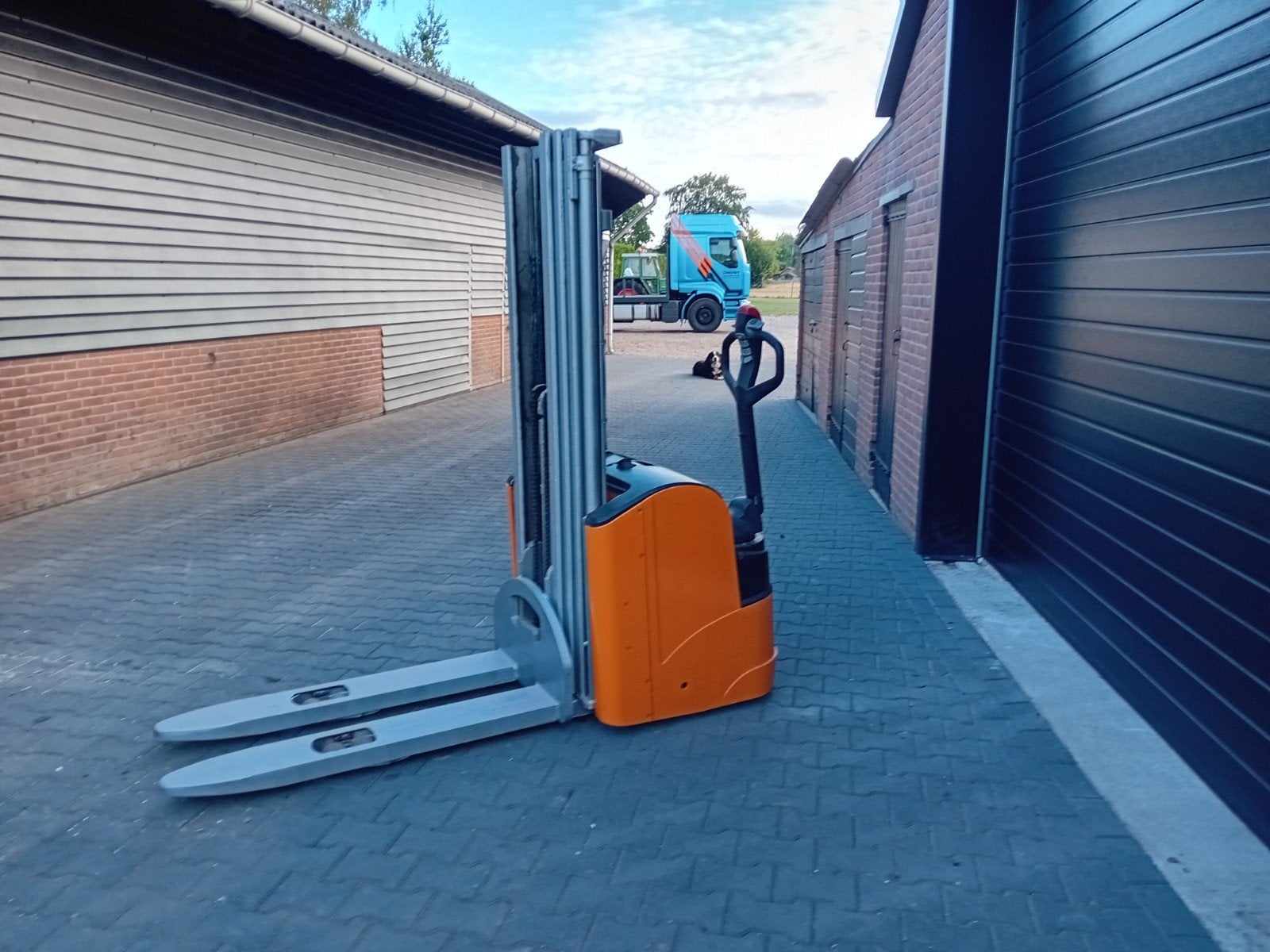 Still egv14 stapelaar elektrische triplex freeilift, Ophalen, Gebruikt
