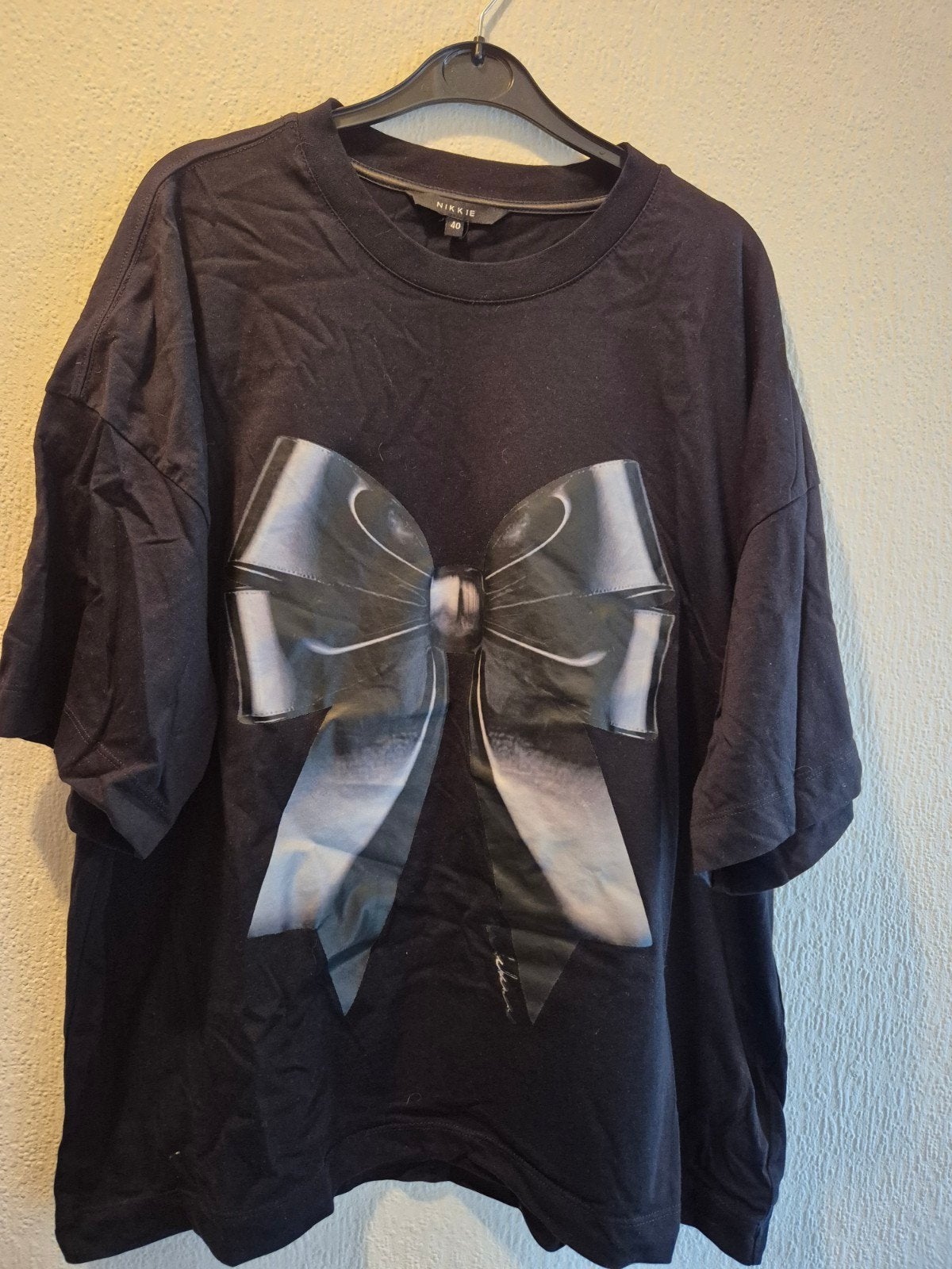 Nikkie T-shirt oversized, Kleding | Dames, Maat 38/40 (M), Zwart, Ophalen of Verzenden, Zo goed als nieuw
