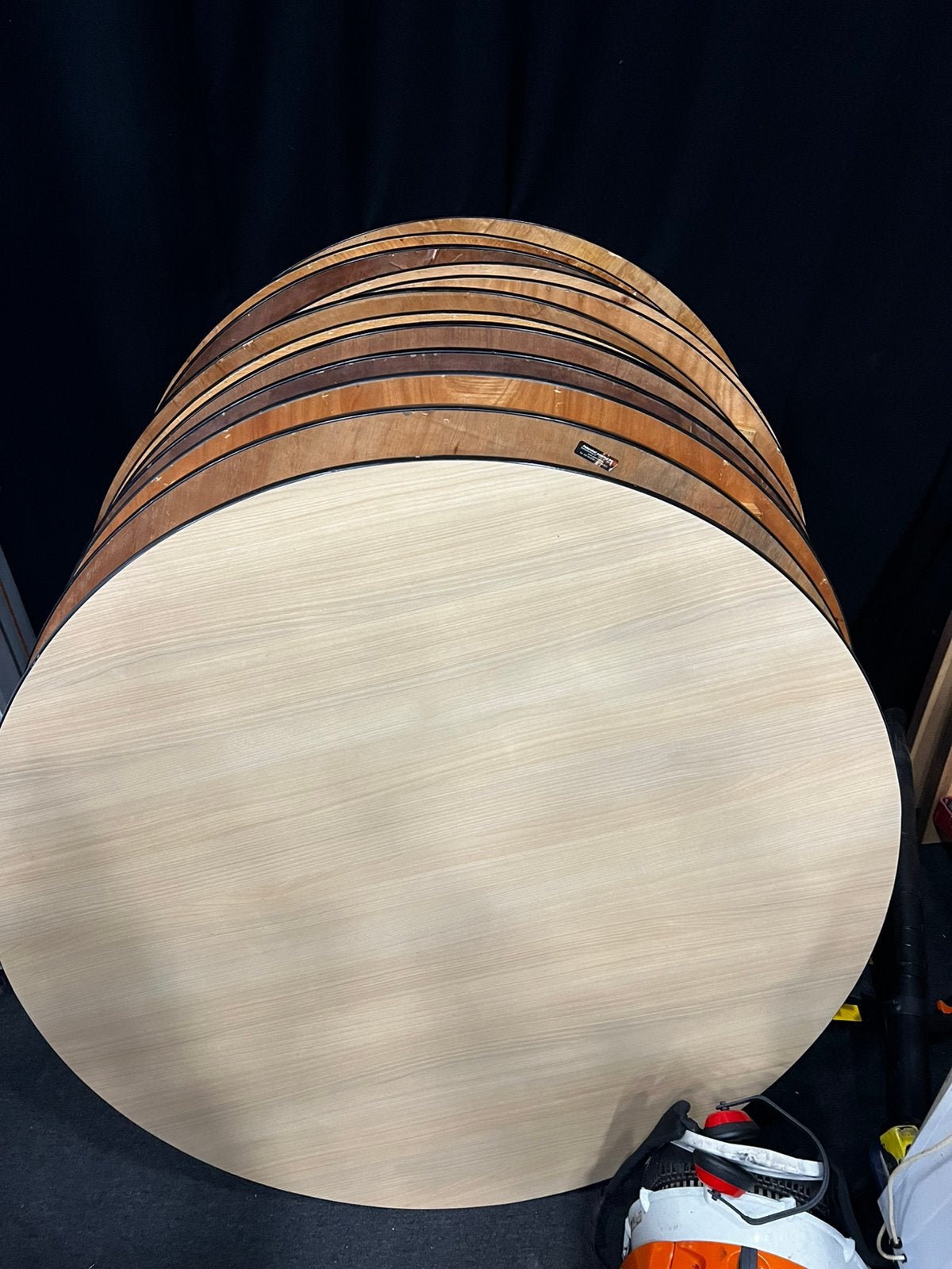 Klaptafel rond 180 cm  (12 stuks), Ophalen