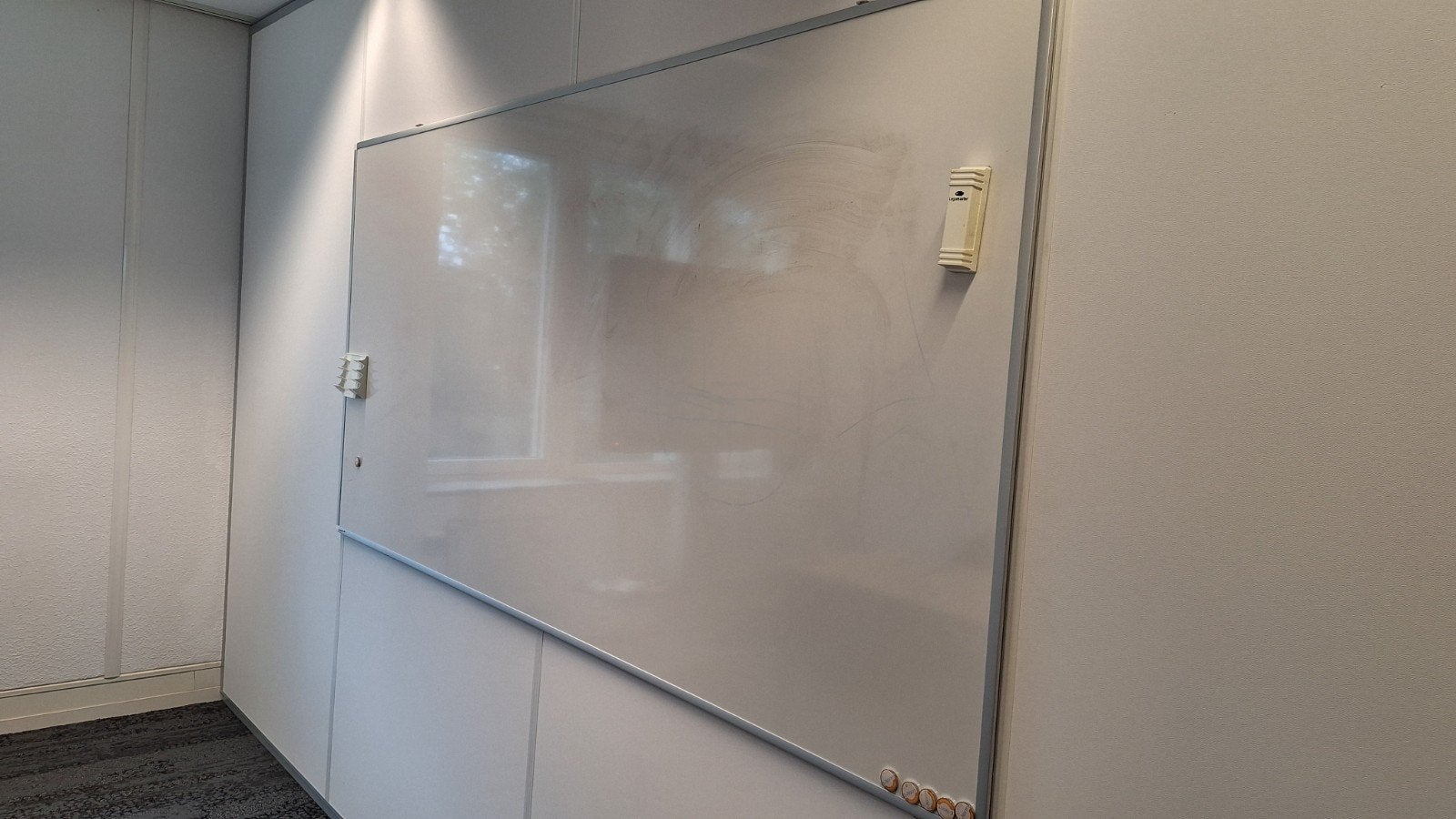 Groot magnetisch whiteboard 2.40x1.20m, Ophalen, Gebruikt
