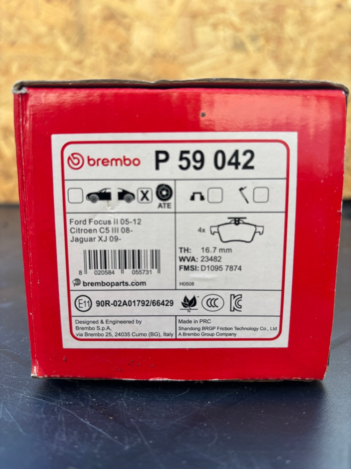 Brembo P 59 042 Remblokken voor Ford, Citroën, Jaguar, Ophalen of Verzenden, Nieuw, Ford