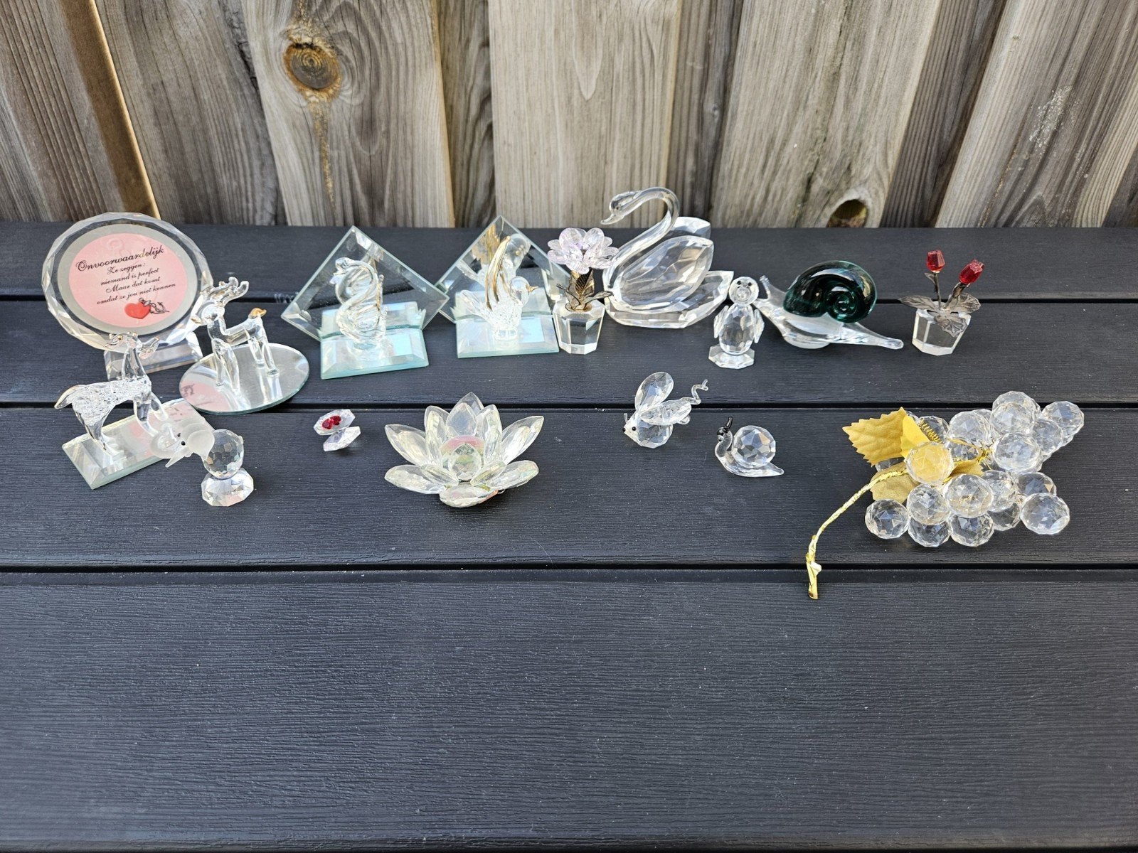 Collectie kristallen beeldjes: dieren, bloemen en meer, Ophalen of Verzenden, Zo goed als nieuw, Dier