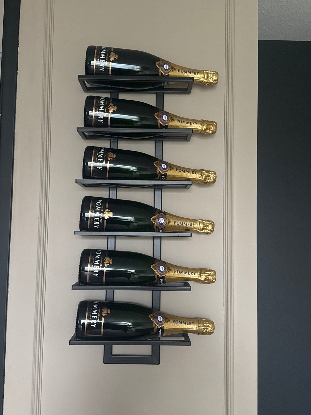 Stijlvol Wijnrek voor 6 Flessen - Modern Design, 5 tot 15 flessen, Ophalen of Verzenden, Zo goed als nieuw, 75 – 100