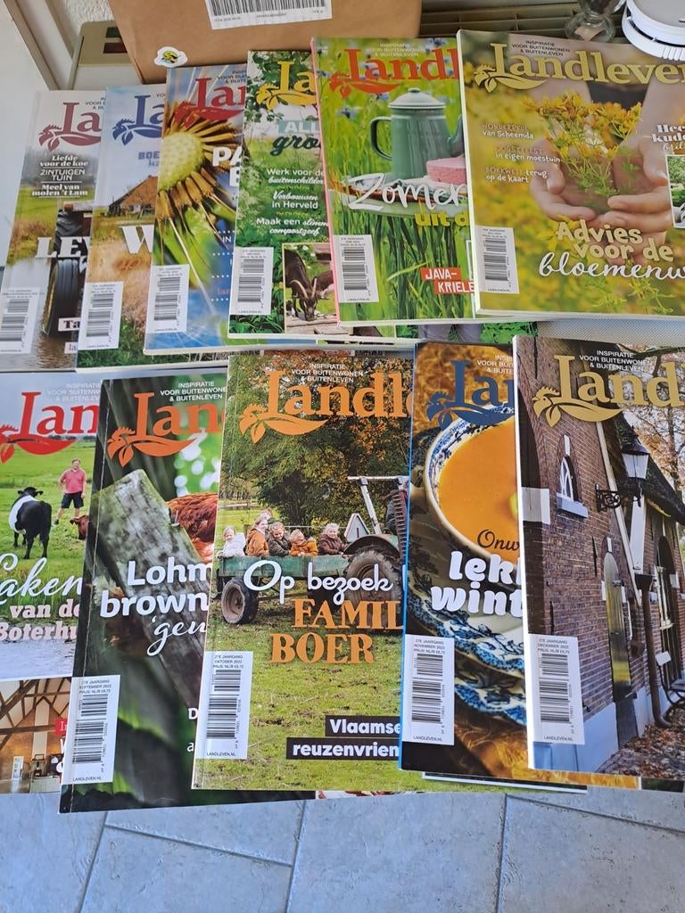 Landleven tijdschriften -  jaargang 2022 zgan, Boeken, Tijdschriften en Kranten, Ophalen of Verzenden, Gelezen, Overige typen