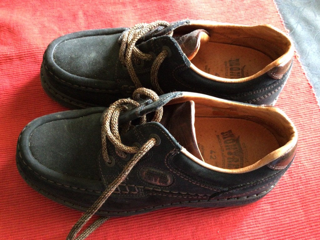 Herenschoen, Zwart, Ophalen of Verzenden, Zo goed als nieuw, Wandelschoenen of Bergschoenen