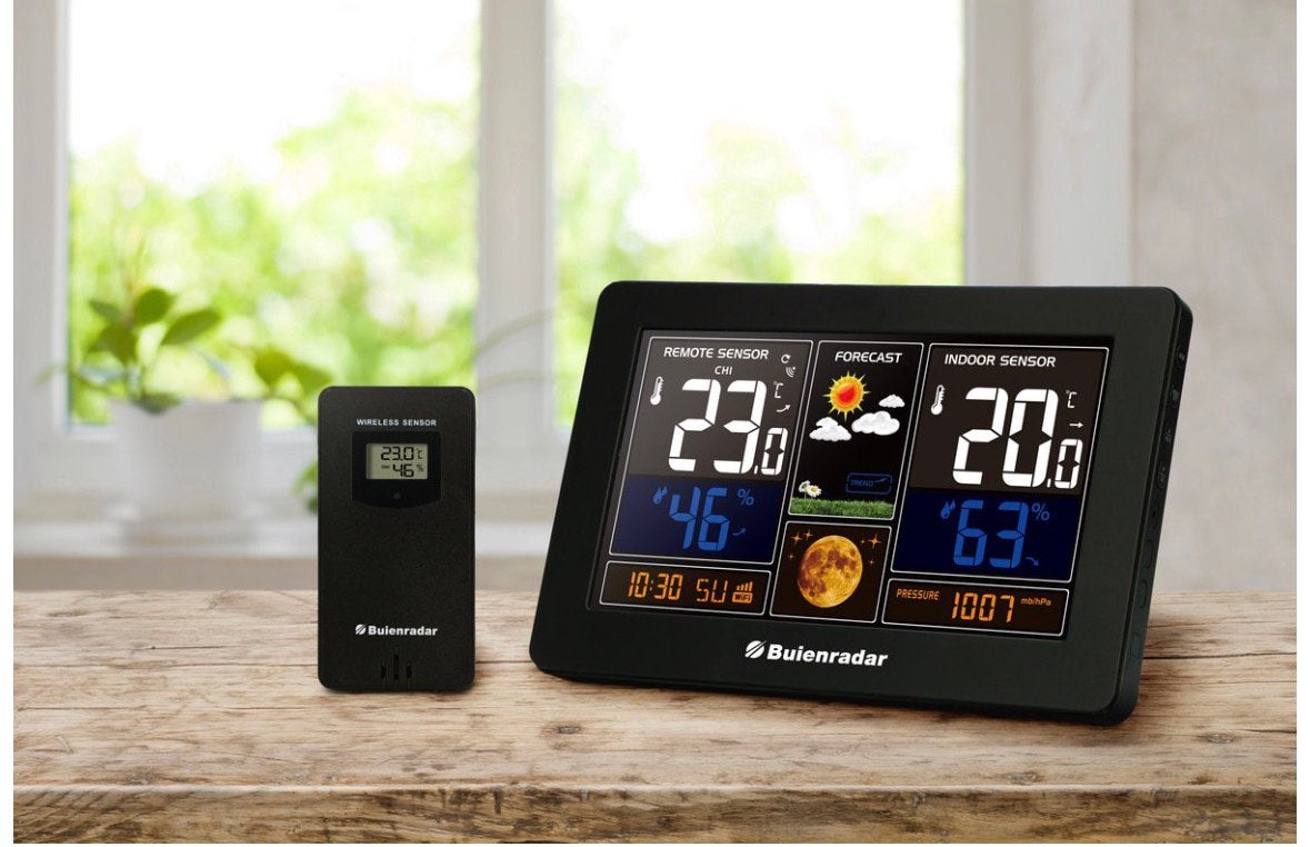 Buienradar Weerstation BR900 met app - Nieuw in doos, Ophalen of Verzenden, Nieuw, Weerstation