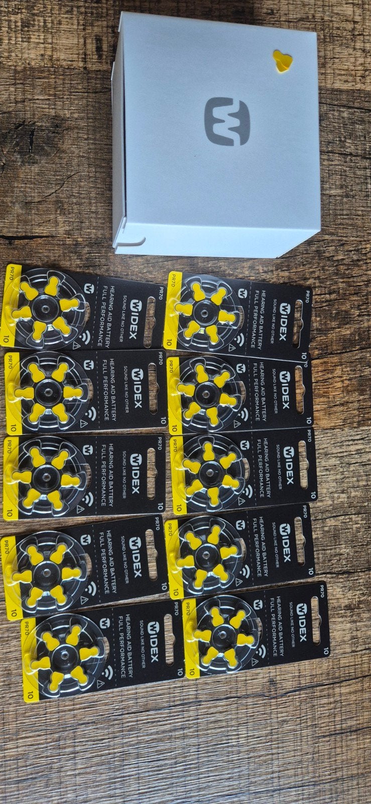 Widex batterijen, Ophalen of Verzenden, Nieuw